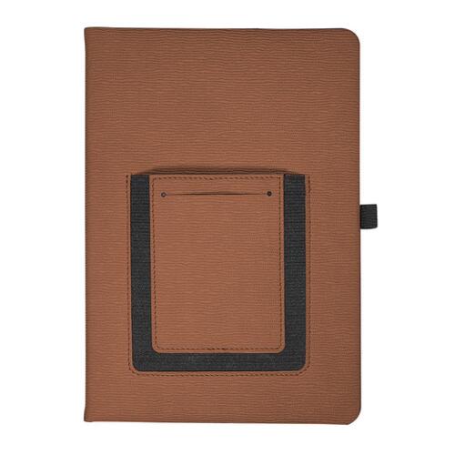 Roma Journal Notebook With Phone Pocket 5.625" X 8.25" Thumbnail