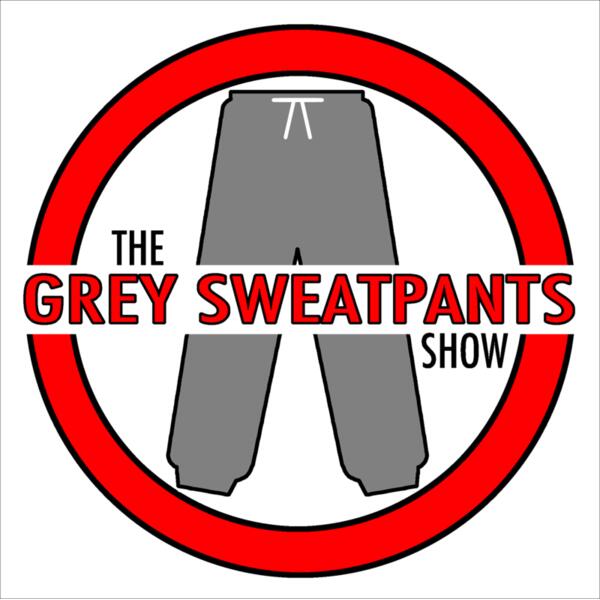 Gray Sweatpants Red Thumbnail